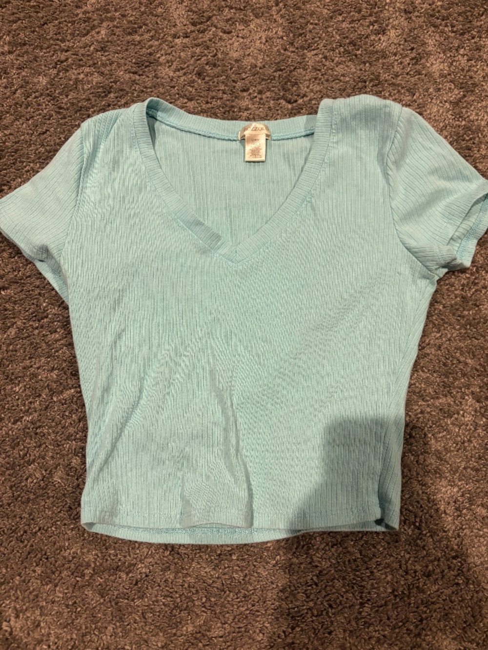 Bozzolo cropped ribbed tee